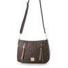 Jacquard Multifunctional Shoulder Bag [Christian Olivier] Water-repellent 2-way 38-7702 (chocolat)