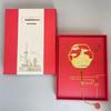Shanghai Scenic Souvenir: Pearl Tower, The Bund & Jing'an Temple Gold Engraved Bookmark