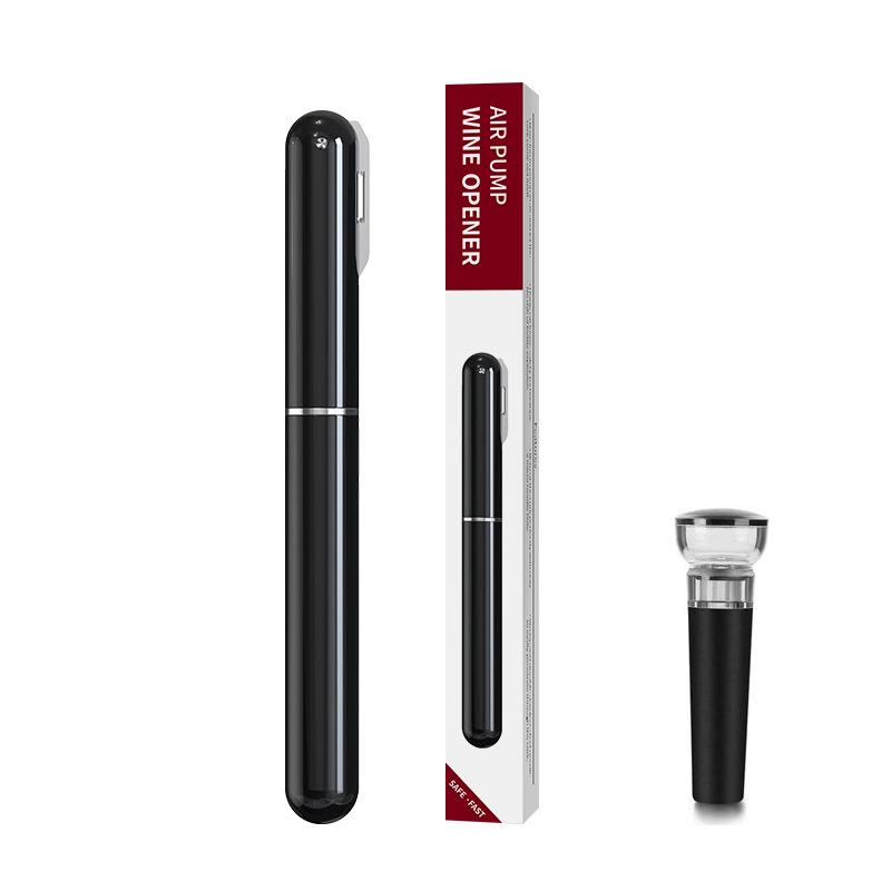 Pneumatic Needle Wine Bottle Opener: Pen-Shaped Manual Opener for Red Wine.