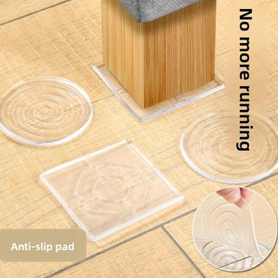 4 Bucăți Picioare Masă Mobilier Picioare Sofă Colțuri Masă de Podea Picioare Pat Picioare Pat Tampoane Silențioase Antiderapante