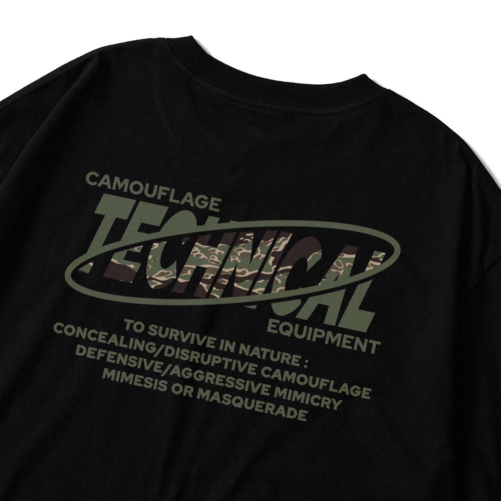 Seupeullaesikodeu Long Sleeve Black - Tiger Stripe