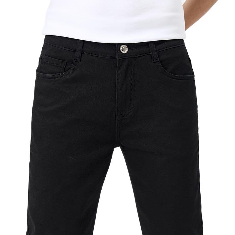 Summer Thin High Waist Loose Light Business Thin Small Straight Trousers Jeans