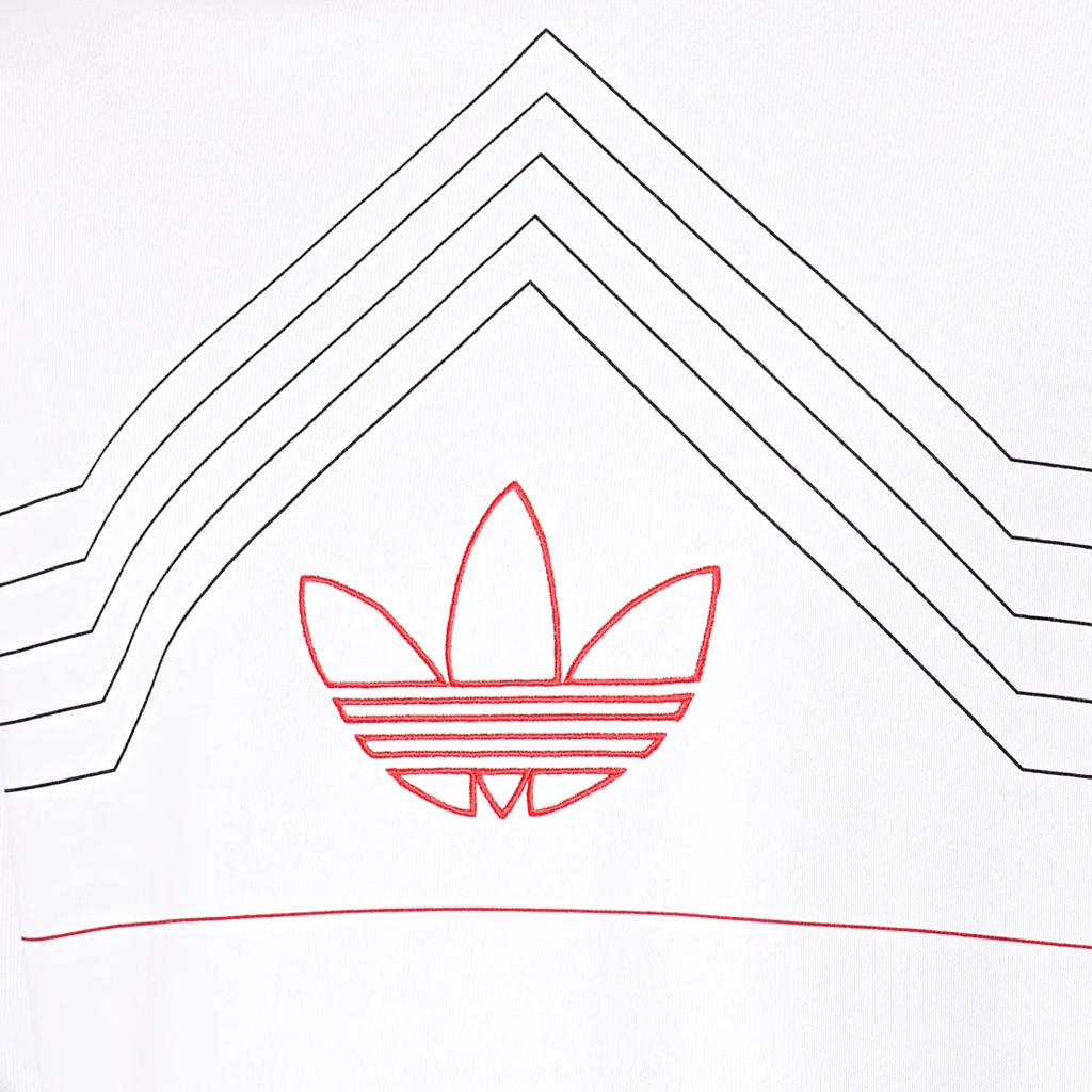 adidas Originals Trefoil Rivalry Retro Rundhals-Sweatshirt Herren Sweatshirts Weiß ED5660