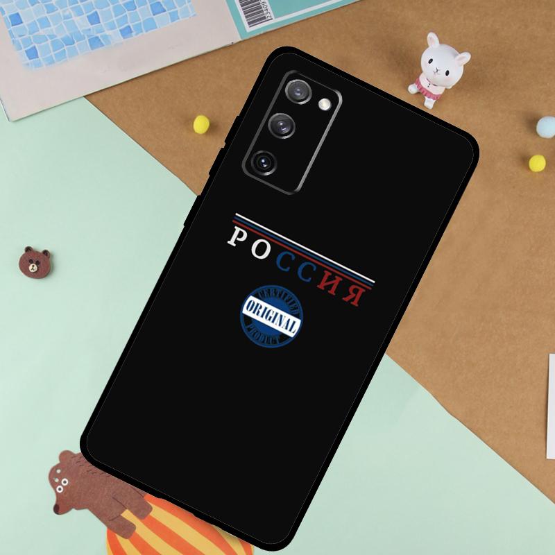 Russian Passport Flag Soft Case For Samsung Galaxy S25 Ultra S9 S10 S20 S22 S21 Plus S23 FE S24 Ultra Funda Cover