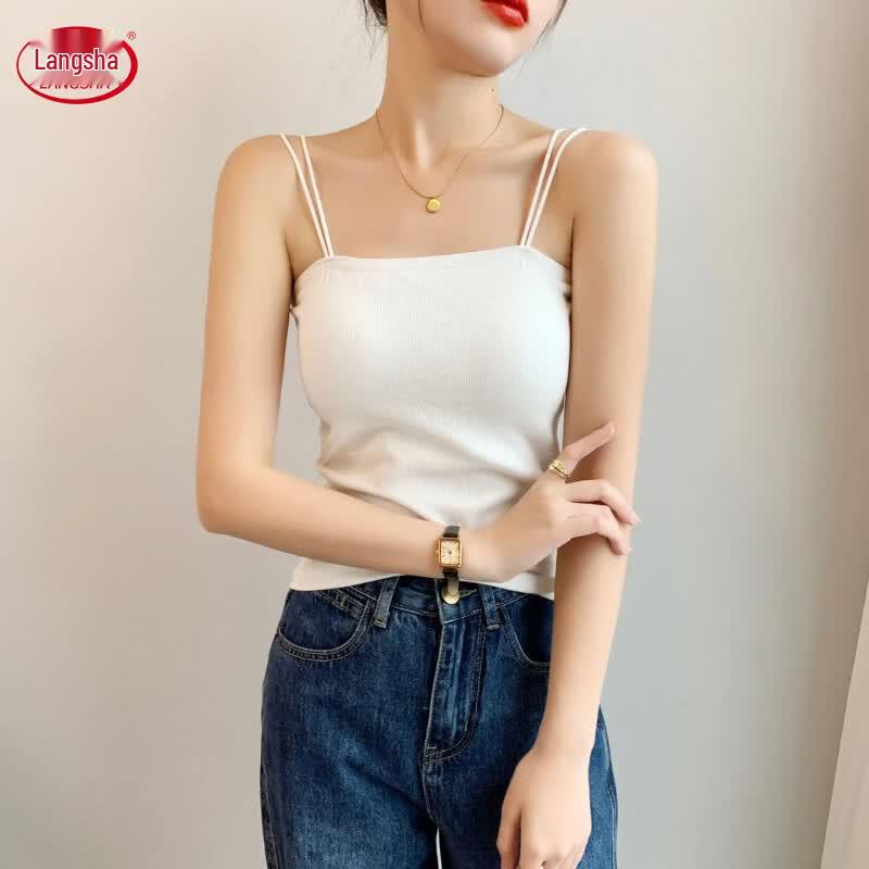 Langsha Women s 2026 Padded Loose Camisole Top XL