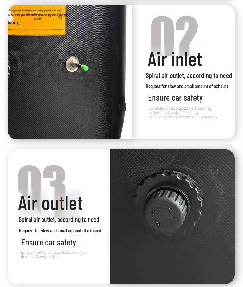 Inflatable Off-Road Airbag Jack - 3T/4T/5T Capacity for Auto Rescue and Repair