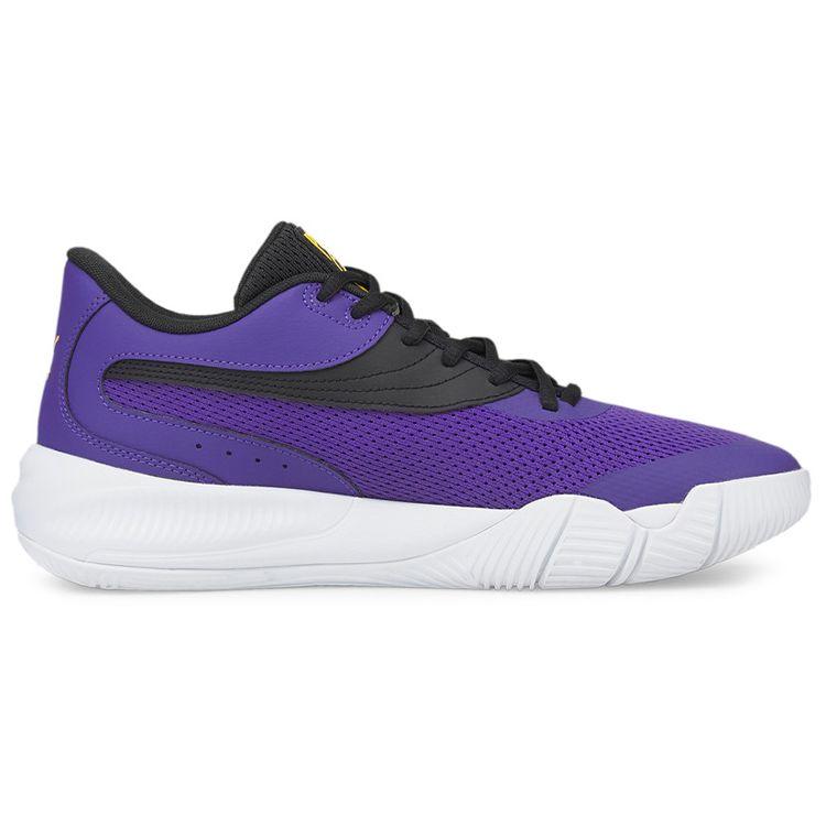 Puma Triple Basketball Prism Violet Spectra Yellow Unisex Sneakers Purple 376640-10