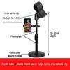 Universal Multi-functional Desktop Microphone Stand for Live Broadcast, Conferences, Speeches, Presentations, and Singing.