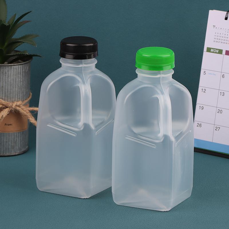 320/500Ml Clear Kids Water Bottle Empty Plastic Juice Bottle Pet Milk Beverage Bottle With Lid Camping Hiking Drinking Container
