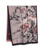 Women's Beige Wintersweet Flower Print Scarf: Autumn/Winter Literary Style, INS Fashion, Imitation Cashmere Shawl