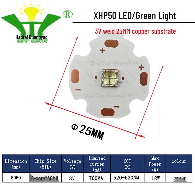 Imitation CREE XHP50 2nd Gen 5050 LED Chip 20W High Power LED Surface Mount Light Source