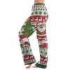 Women's Christmas Print Pants Casual Bottoms for Winter Holiday