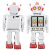 Metal Tin Robot Toy Retro Electric Rotating Figures Model Adult Collection Kids Gift