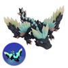 3D Printed Dragon Figurine Glow-in-the-dark Flying Dragon Fidget Toy with Movable Joints Luminous Articulated Dragon Decoration Ornament
