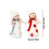 Weihnachtsdekorationen Plüsch Engel Mädchen Puppe Anhänger Weihnachtsbaum Hängende Ornamente Neujahr Navidad Heimdekor Geschenk Spielzeug Zubehör