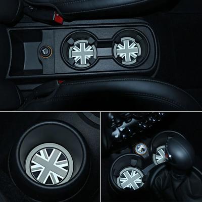 Anti-Slip Cup Mat For BMW MINI Cooper S R55 R56 R57 R58 Cup Holder Mat Shockproof Silica Gel Pad NOT FIT R55 R56 2014 Model