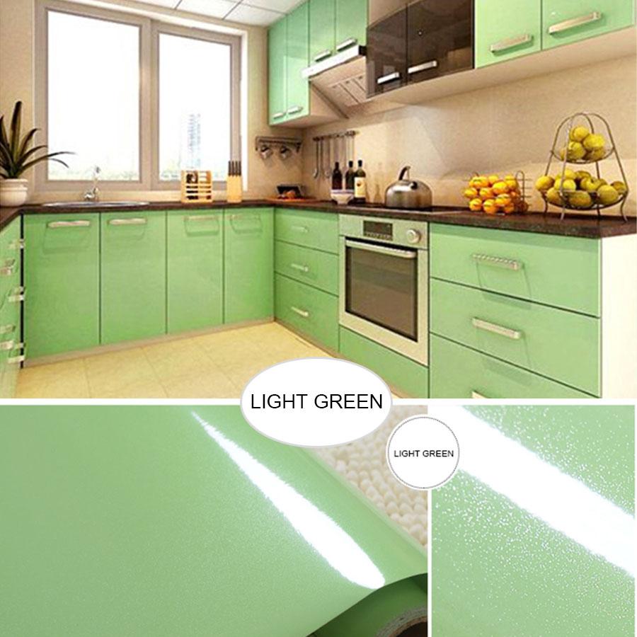 PVC Self-Adhesive Marble Wallpaper Kitchen Tile Stove Waterproof Oilproof Stickers Furniture Desktop Countertop Protective Film