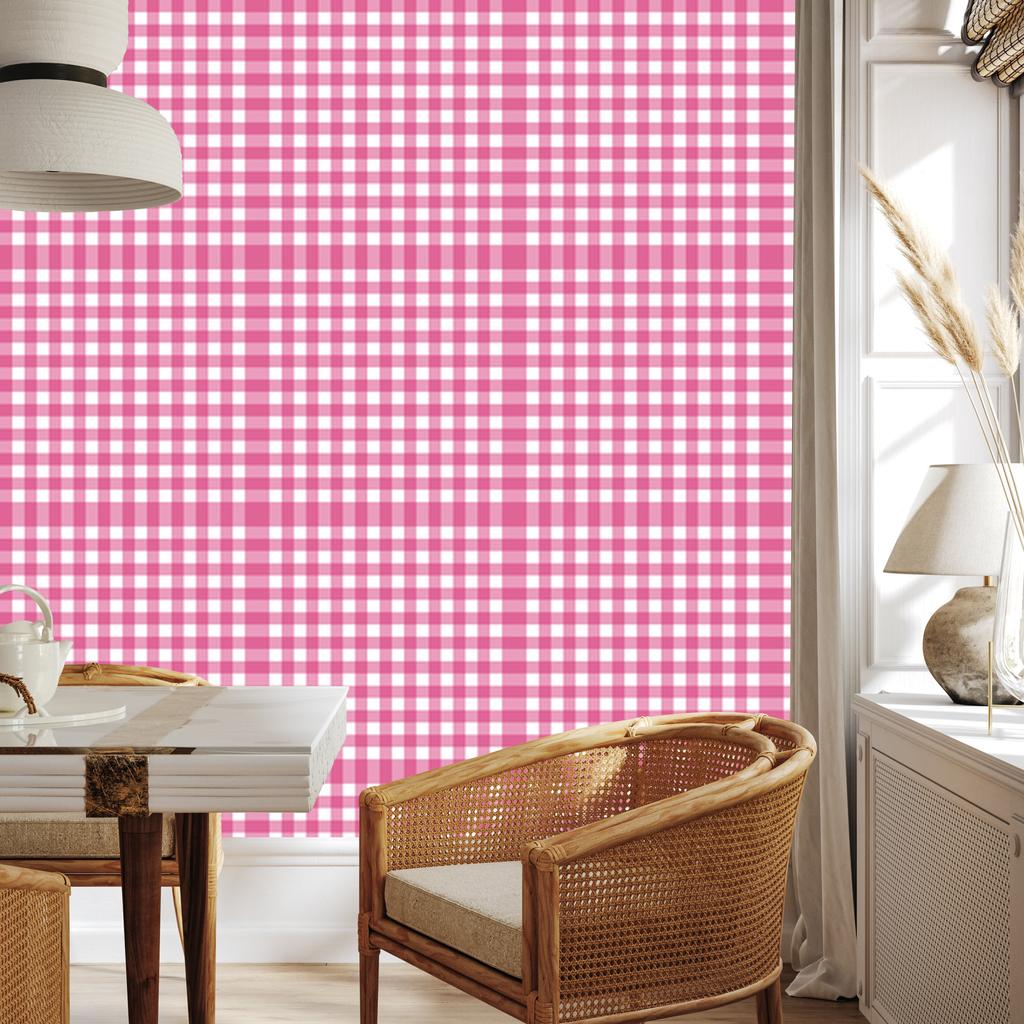 Wallpaper Fabric Pattern Powder Pink, Subtle Detail 50x1000