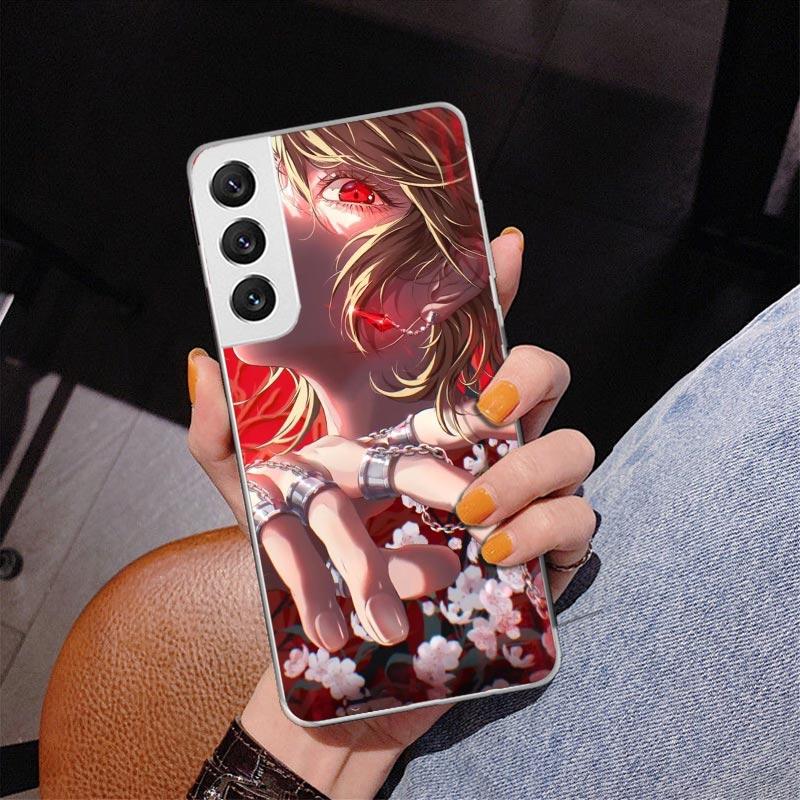 Huner X-Hunters Kurapika Phnoe Case for Samsung Galaxy S26 S25 Edge S23 S24 Ultra S22 Plus S21 S20 FE Unique Cover Soft Coque Ga