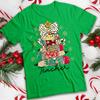 Heren en Dames Potlood Kerstboom T-shirt Tee #MC