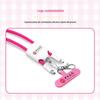 Custom Logo Multi-Function Sling Lanyard: 4-in-1 Fast-Charging Crossbody Data Cable