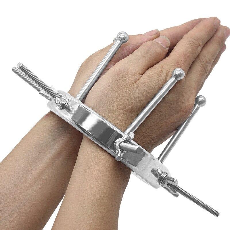 Kovový dilatátor anální kolík Femdom Sex Toy Fisting BDSM Speculum Slave Nerezová ocel