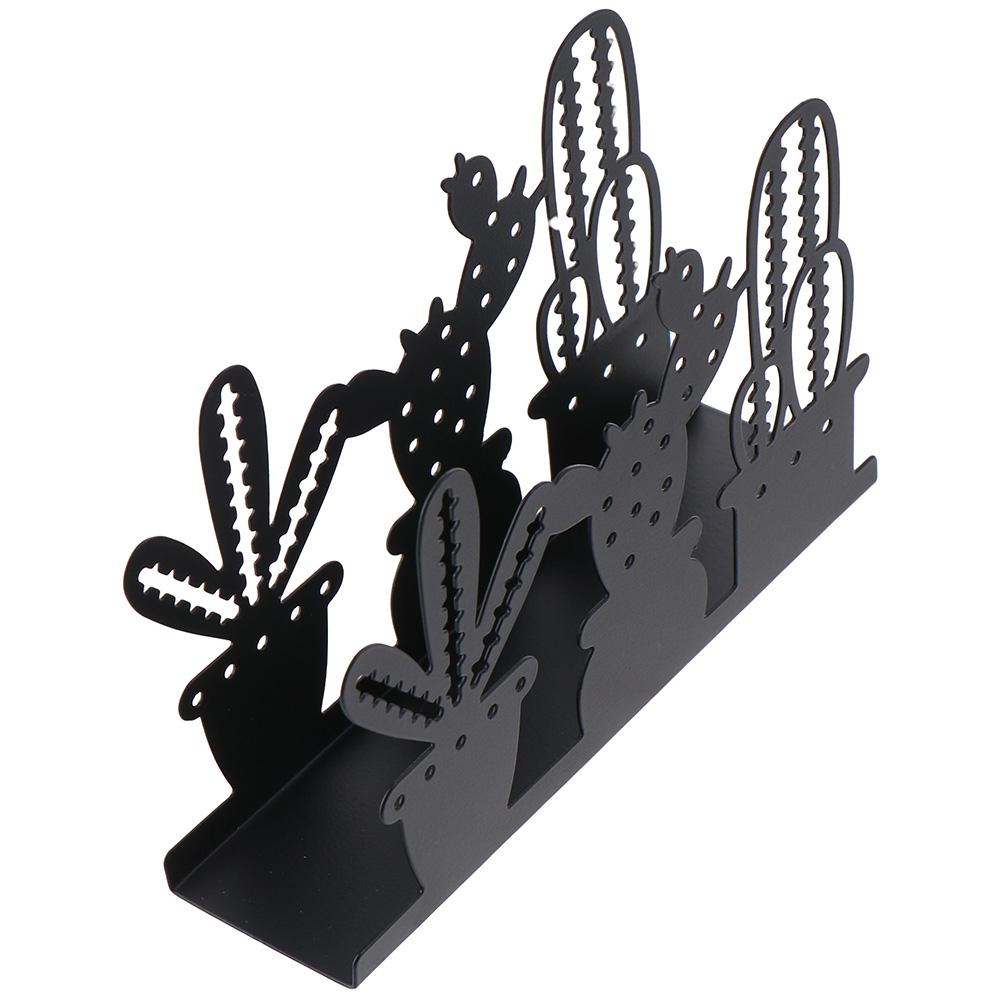 Black Restaurant Napkin Holder Cactus Theme Cafe Tissue Holder Metal Napkin Holder  for Table