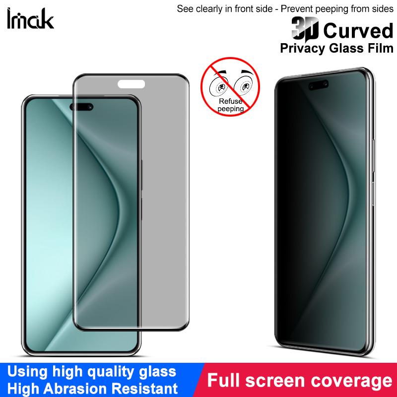 For Huawei Nova 14 Pro Glass IMAK 3D Curved Privacy Tempered Glass Full Screen Coverage Film