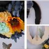 Halloween Wreath Spider Wreath Halloween Party Garland Pendant For Front Door,Porch,Window, Indoor Outdoor Home Halloween Decor