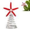 Starfish Tree Topper Christmas Tree Starfish Decoration Starfish Christmas Tree Topper with Metal Spiral for Festive Holiday