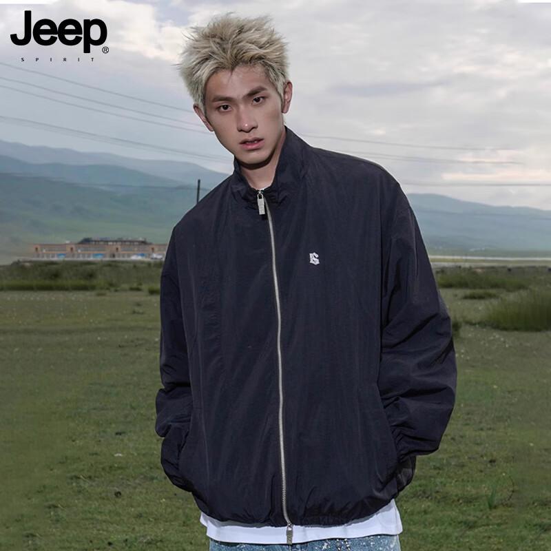 JEEP SPIRIT Unisex Stand-Collar Casual Jacket XL