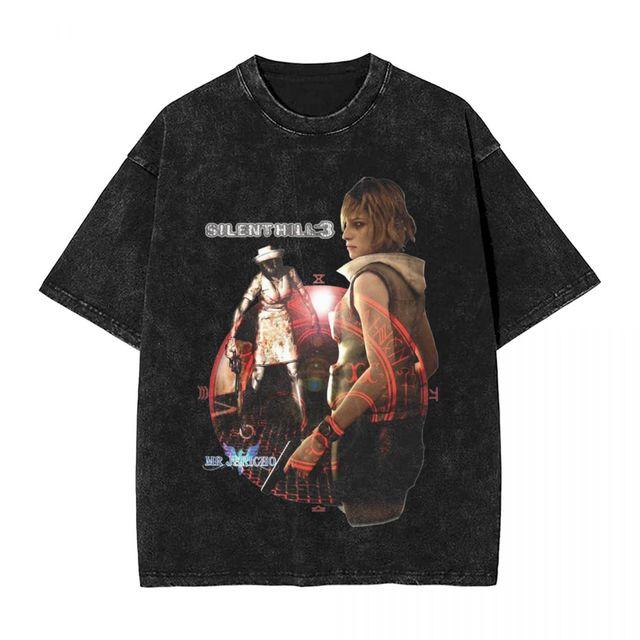 Silent Hill Washed Cotton T-Shirt 3XL