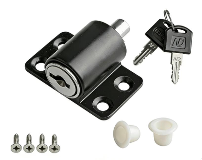 

2 Keys 1 Set Sliding Door Window Locks with Baby Child Safety Protection Antitheft Aluminum Alloy Door Security Lock Catches чорний