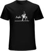 Anglia TV Alternative Retro Logo Short Sleeve T Shirt Black