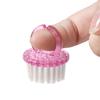 Pack Of 4 Round Head Nail Cleaning Brushes In Macaron Colors For Gentle Nail Hygiene Ergonomic Grip And Portable Travel Friendly Design