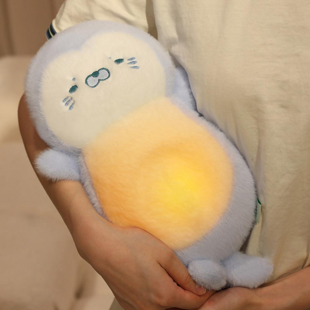 

Music Lights Penguin Soothes Plush Toy Simulation Sound Sleeping Doll Newborn Toddler Style 1