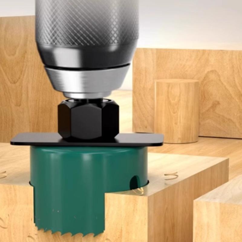 5/8/13Pcs Saw Set Installation Plate Woodworking Tool with Storage Case Hole Opener Accessories 19-64/64-127/19-127mm