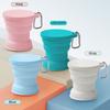Portable Retractable Folding Cup 250ml Outdoor Coffee Handcup Drinkware Mini Water Glass  Camp