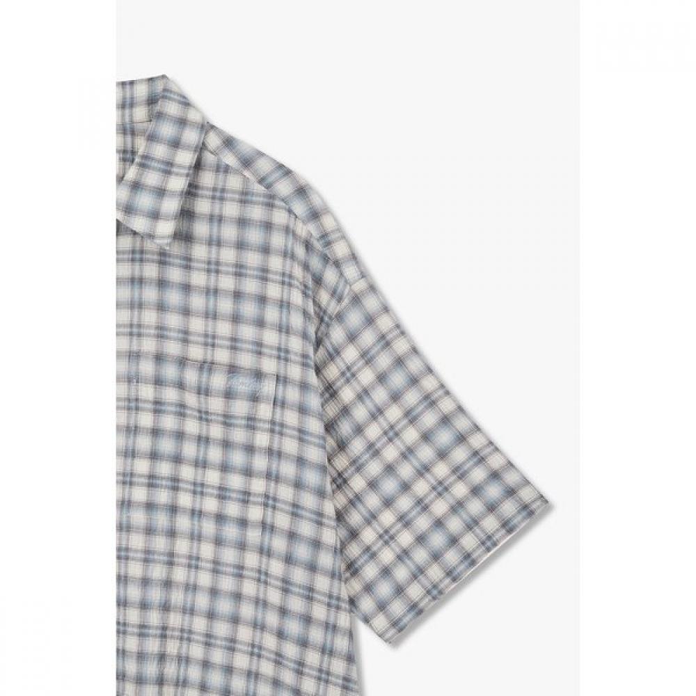 STUDIO TOMBOY Overfit Check Short Sleeve Shirt  9176221989 