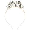 Rhinestone 'Happy New Year' Drip Oil Headband - Festive Party Accessory