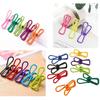 20 Pcs 2 Inch Black and White Chip Clips, PVC Coating High Elasticity Strength Steel Clothes P, Food Clips and Bag Clips