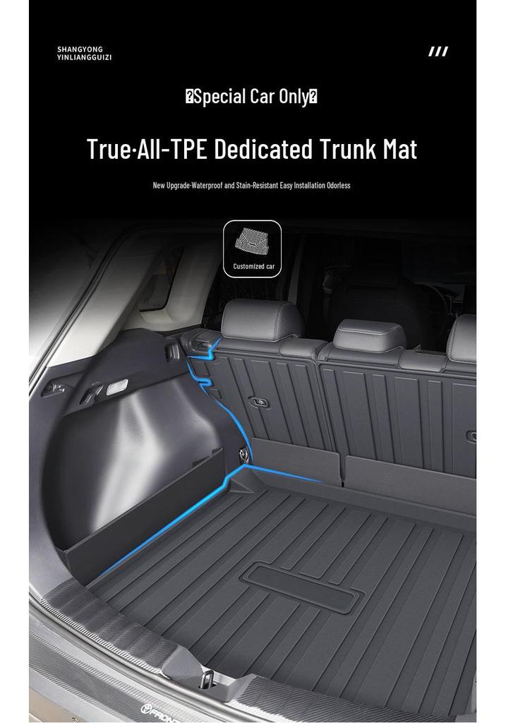 2025 Xingtu Lingyun TPE Trunk Mat for Four-Wheel Drive Vehicles