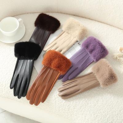 Touchable Screen Winter Gloves Full Finger Skiing Gloves New Driving Mittens  Unisex