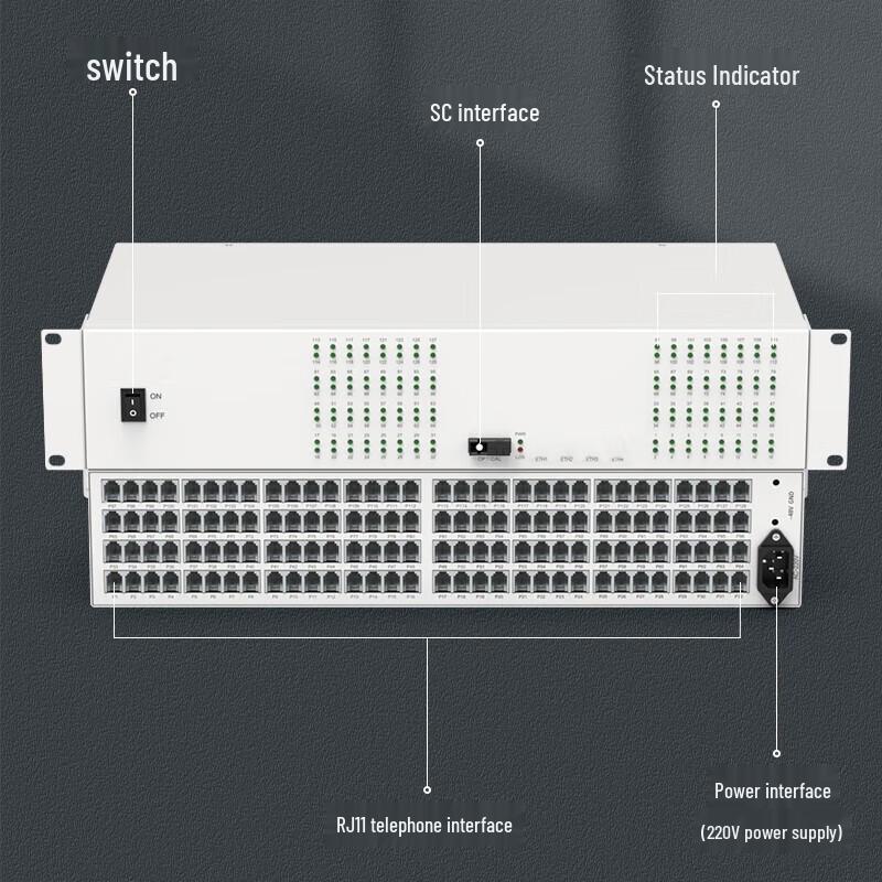 PCM Digital Telephone Fiber Optic Transceiver