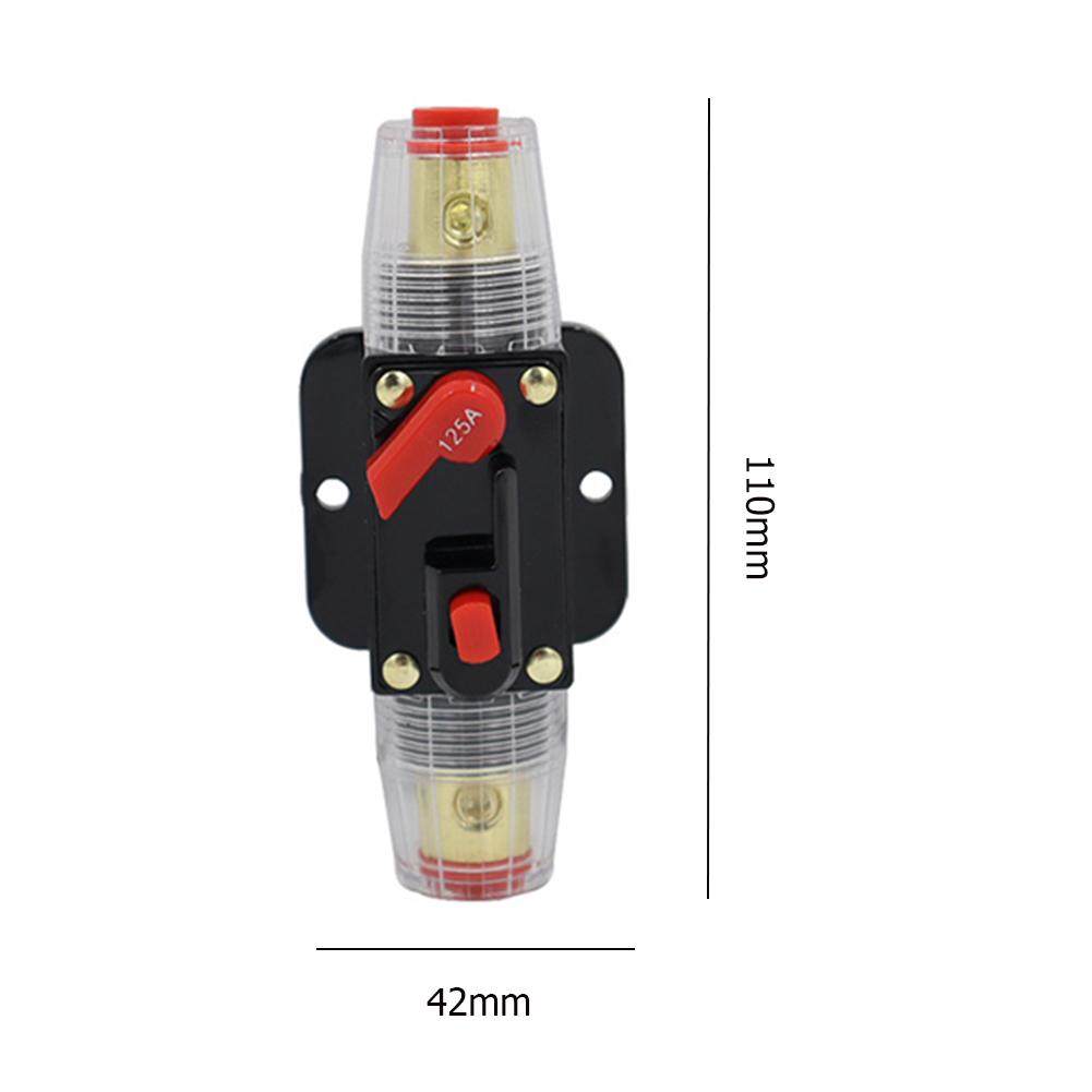 150/100/50/30/20/40/60/80A 12V Car Truck Audio Modification Stereo Amplifier Circuit Breaker Automatic Reset Fuse Holder Switch