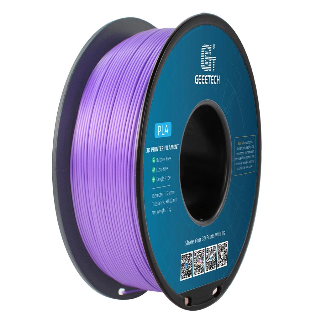 GEEETECH Standaard PLA Filament 1kg 1.75mm 3D Printer Plastic Materiaal, Nauwkeurigheid 0.03mm, Meerdere Kleuren, Geschikt voor de Meeste FDM Printers