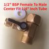 1/4" 3/8" OD Tube Tap Shut off Ball Valve POM Quick Fitting Connector Tee Elbow Reducer Aquarium RO Water Filter Reverse Osmosis