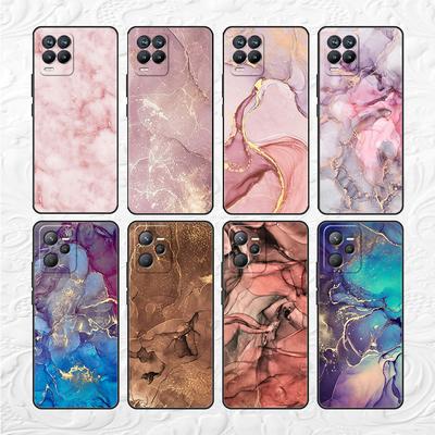 Marble Pattern Luxury Case For Realme 8 C21y GT Neo 2 3 8i C21 7 C11 6 C12 C35 C3 GT 9 Pro C12 Master Funda Phone Cover