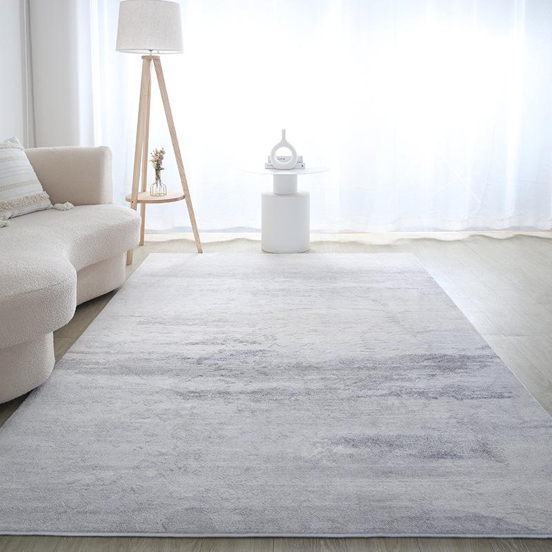 Maßgefertigter japanischer Wabi-Sabi & nordisch gestreifter Schlafzimmer-/Akzentteppich