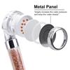 1-3Pcs Filtered Shower Head Bathroom ABS High Pressure Water Saving Spray Handheld Clear Showerheads with Filter Beads